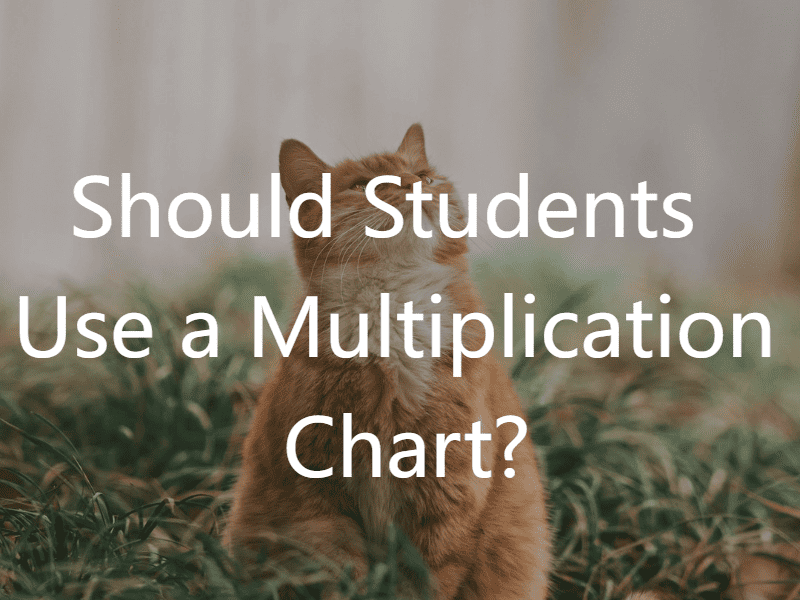 Should Students Use a Multiplication Chart?