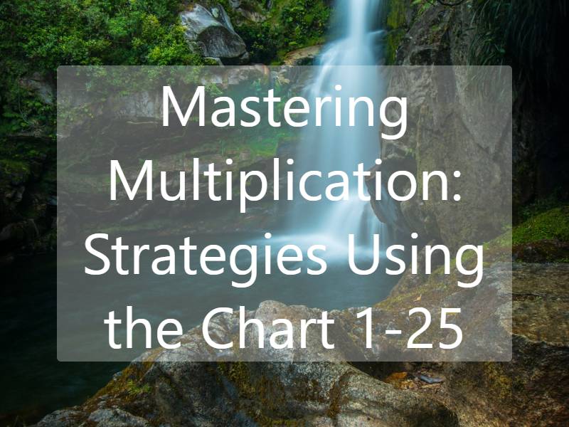 Mastering Multiplication: Strategies Using the Chart 1-25