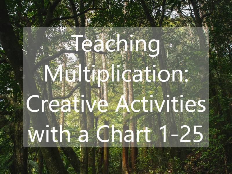 Teaching Multiplication: Creative Activities with a Chart 1-25